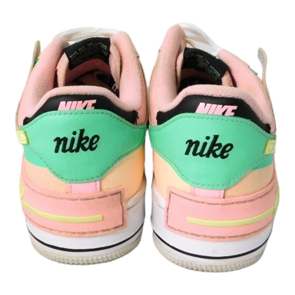 Nike Air Force One Shadow Barely Volt Artic Punch Sneakers 9 - Picture 8 of 11